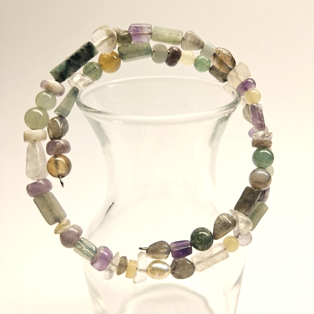 Natural Stone Memory Bracelet